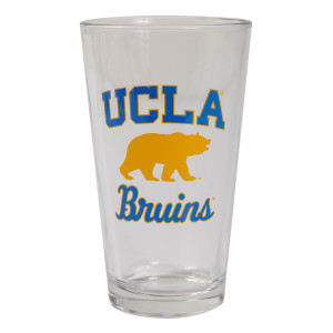 UCLA Block Bear Pint Glass